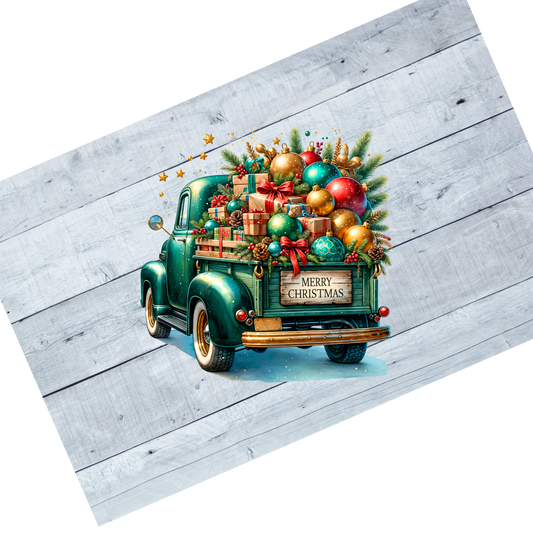 Christmas truck - Green Ornaments