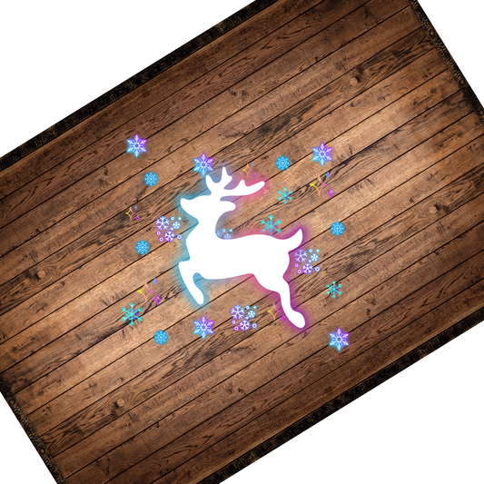 Glow Reindeer with Snow