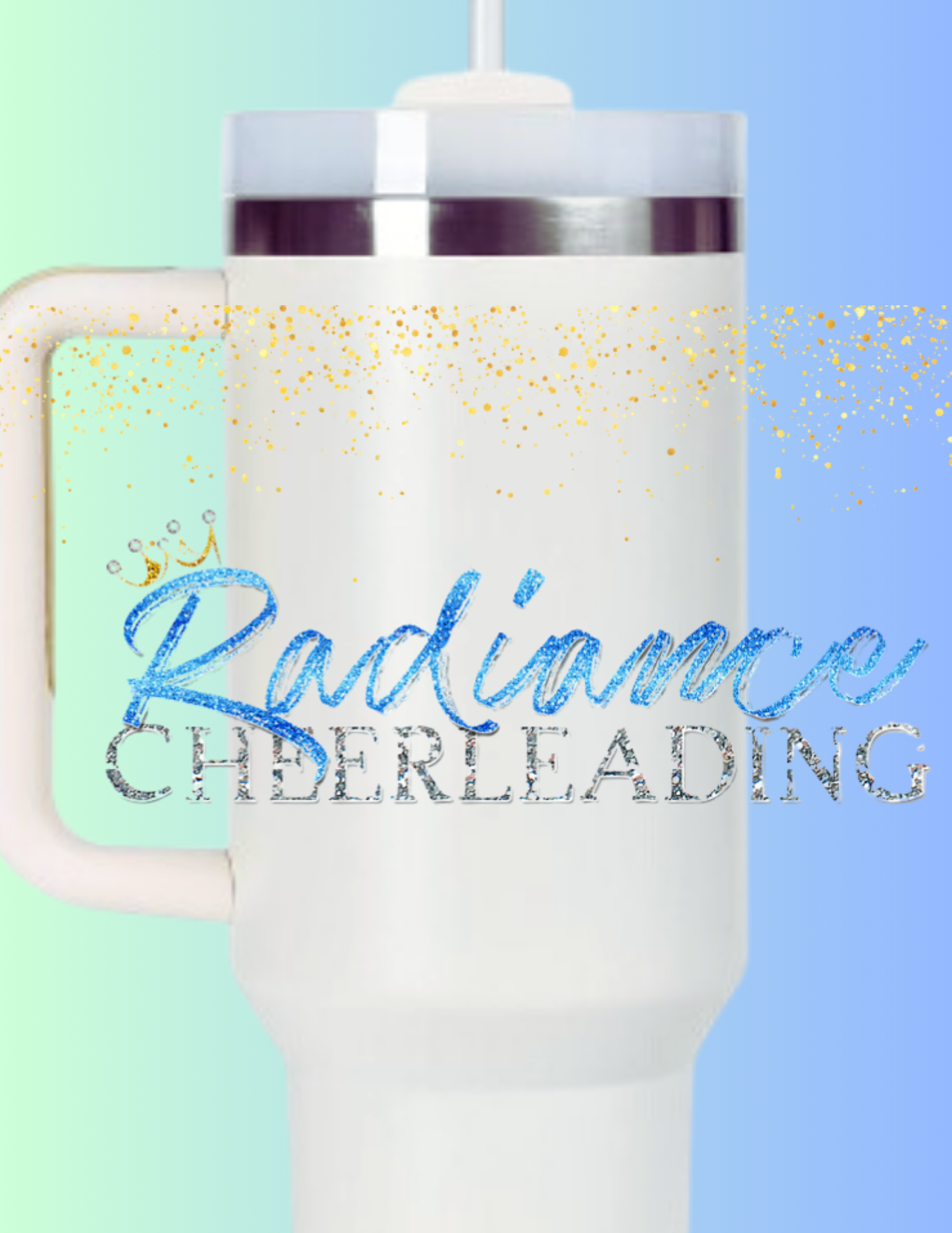 Custom Glitter or Rhintestone Team Tumblers