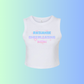 Radiance- M-Cropped Tank- CLG132