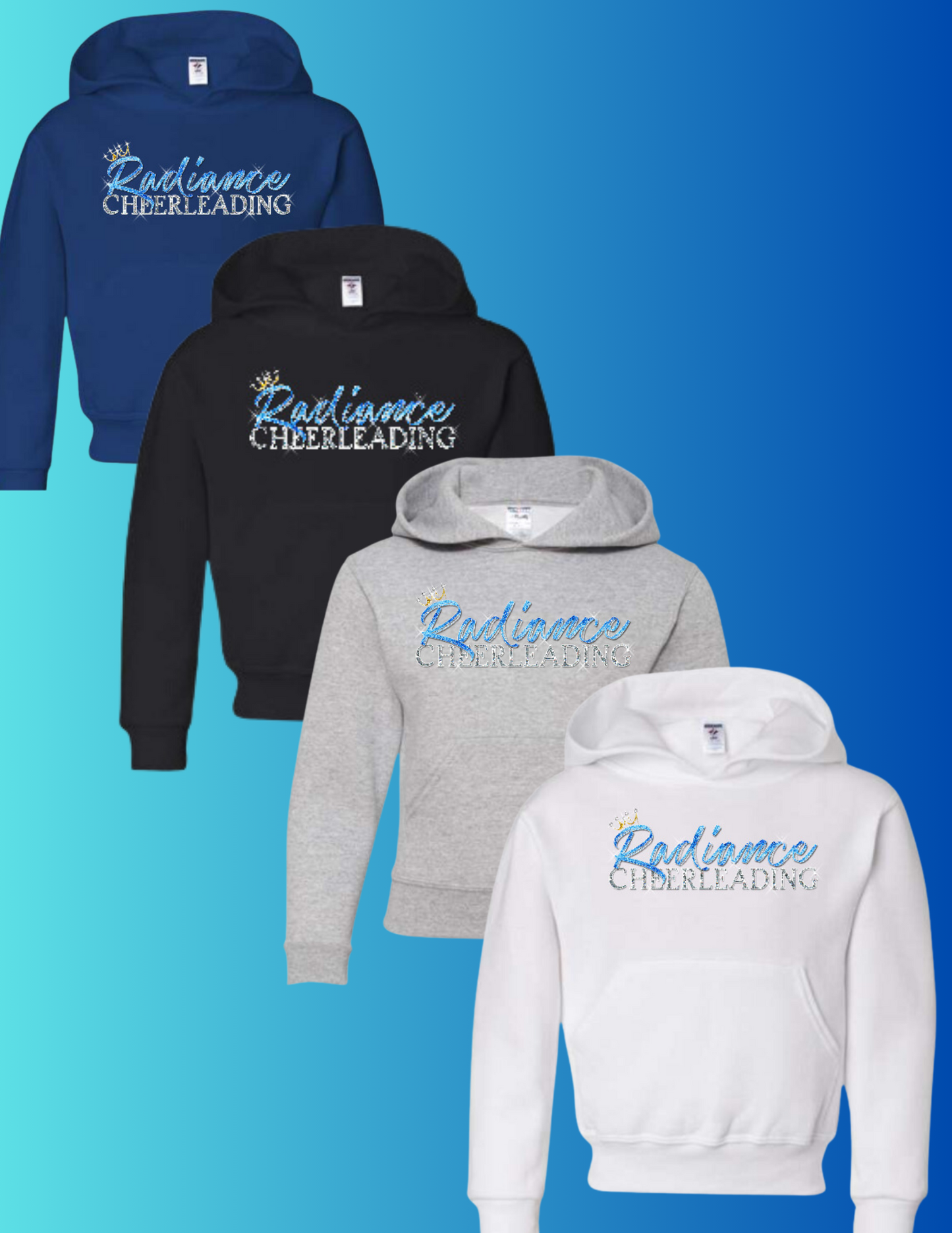 Youth Radiance Cheerleading Hooded Sweatshirts